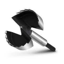 NIBBLAX 4" Forstner Bit for Wood, 4 Inch (Dia.) Wood Drill Bit Forstner Bits for Woodworking, Hex Shank