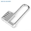 NBYT Cabinet Lock,Combination Padlock,Gym Locker Lock Code Long Adjustable Shackle
