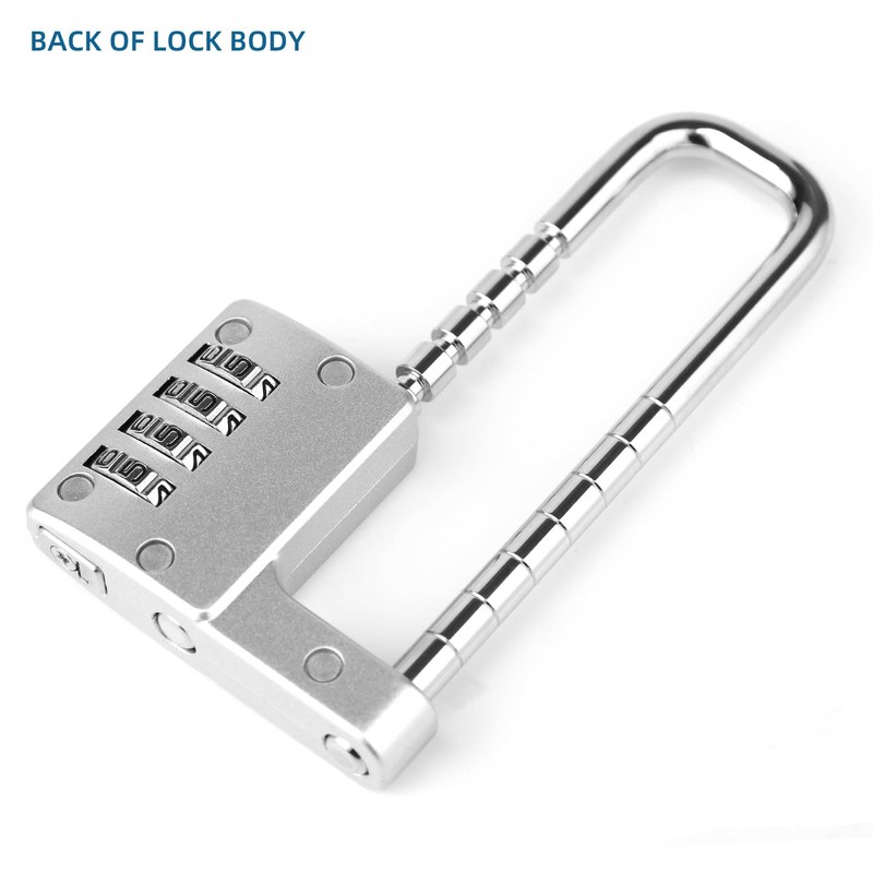 NBYT Cabinet Lock,Combination Padlock,Gym Locker Lock Code Long Adjustable Shackle
