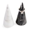 craft monkees Ring Holder Cone Genuine Marble Polished| Ring Jewelry