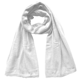 Mississhop Knitted Cashmere Beanie Hat Slouch/XXL Scarf/Gloves Wool Cashmere, Light Grey_Scarf