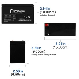 12V 8Ah SLA Battery for Liftmaster LA500 Swing Gate Operator