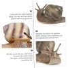 Toddmomy Landscape Decor Snail Ornaments Resin Snail Figures Garden Decorations
