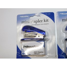 RoadPro Lot of 2 NEW RoadPro Mini Staplers with 2000 Standard 26/6 Staples Free USA Ship