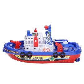 Kids Electric Fire Boat Toy with Water Spraying, Music, Lights - Educationally Stimulating and Secure Brushes Electric Motors & Parts