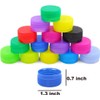 LAUQEE 100PCS Plastic Bottle Caps DIY Craft Environmental Protection Bottle