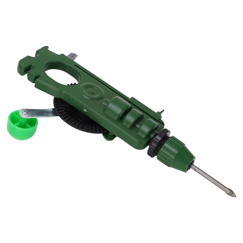 Multifunctional Hand Crank Drill Knife Sharpener Glass Cutter ABS Tool