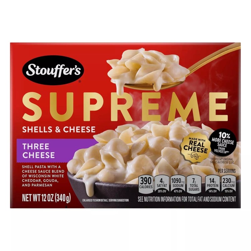 Stouffer's Three Cheese Supreme Shells And Cheese Dinner Kit, 12