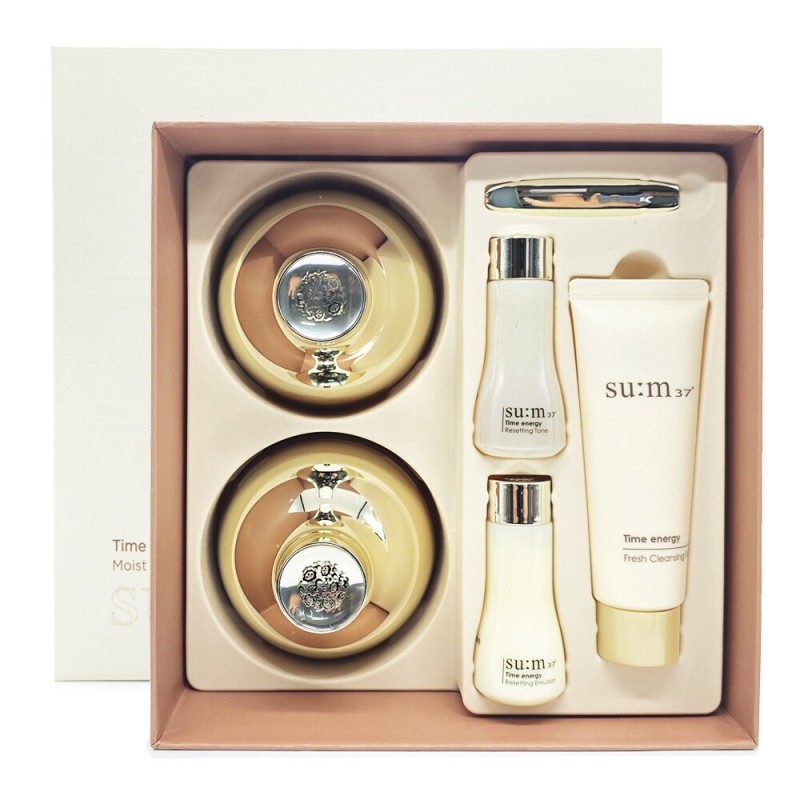 Sum37 Time Energy Moist Firming Cream 120ml Set / 숨37