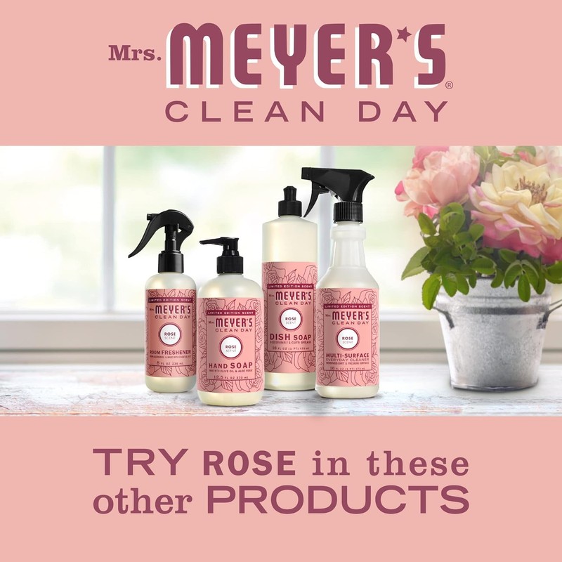 MRS. MEYER'S CLEAN DAY Liquid Hand Soap Rose 12.5 Fl