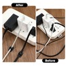 Eboot 100 Pieces Adhesive Cable Wire Clips Strong Cord Clips