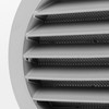 calimaero® WSGG 5" Inch Gray Round Metal Air Vent Grill