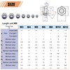 WEGOUP 145 PCS Nylon Insert Lock Nuts Assortment Kit, Metric