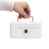 Jssmst CB0801S Hand Safe, Key Lock, Metal, Mini Size, Lightweight,