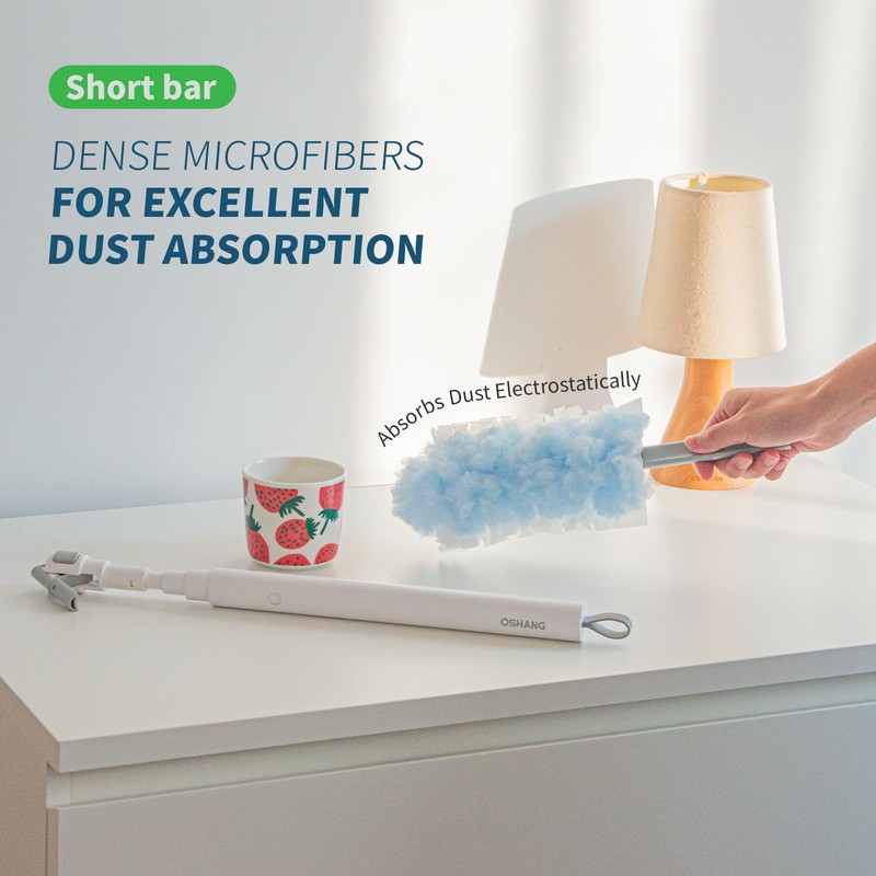 oshang Duster Heavy Duty 3.6 ft Extended Handle Dusting Kit