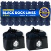 Five Oceans 8-Pack 3/8" x 15' Boat Dock Lines, Navy