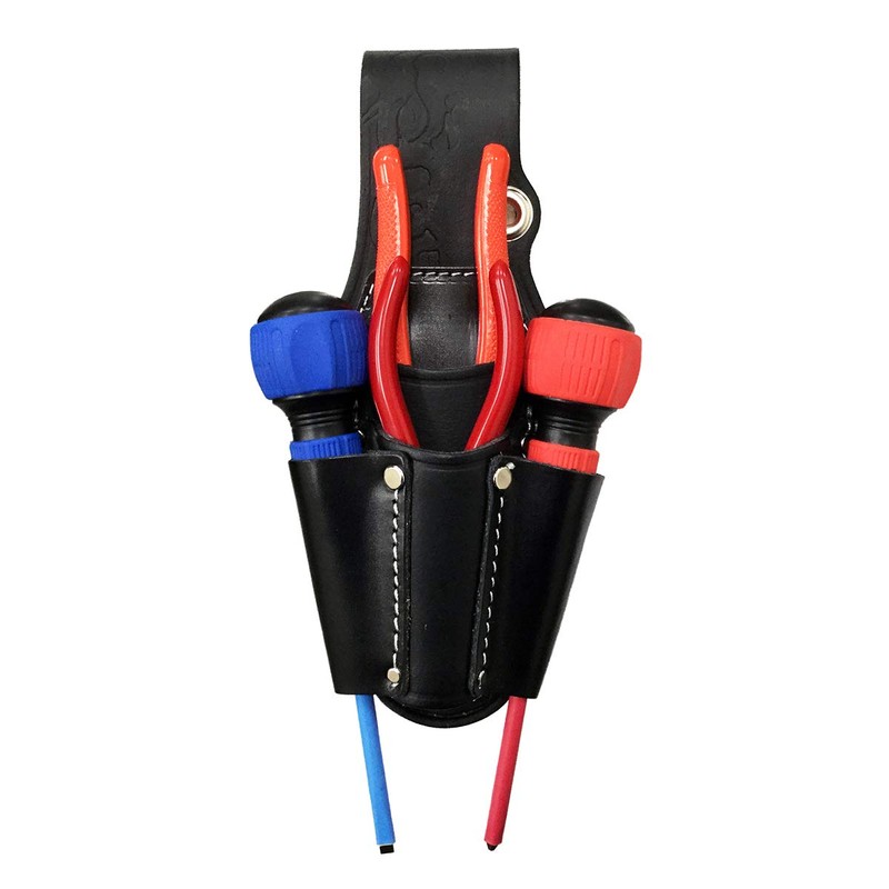 Best Tool Pliers 2 Tier Screwdriver Insert Exquisite Black Leather