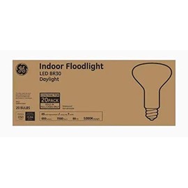 GE LED 65-Watt EQ LED Br30 Daylight Flood Light Light Bulb (20-Pack)