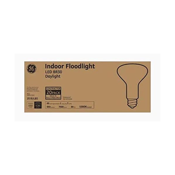 GE LED 65-Watt EQ LED Br30 Daylight Flood Light Light