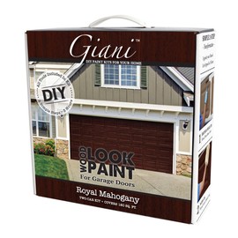 Giani Wood Look Paint Kit for Garage Doors (Royal Mahogany)