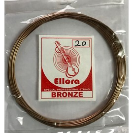 Bronze String Coil Gauge 20, 0.875 mm, 0.034 inch For Sitar Veena Surbahar