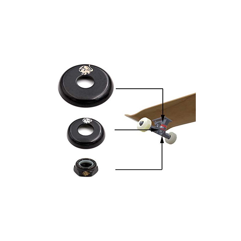Skateboard Kingpin Nuts Truck Cup Washer Replacement Kit for Skateboard