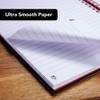 Oxford Black n' Red A4 Glossy Hardback Wirebound Notebook Ruled,