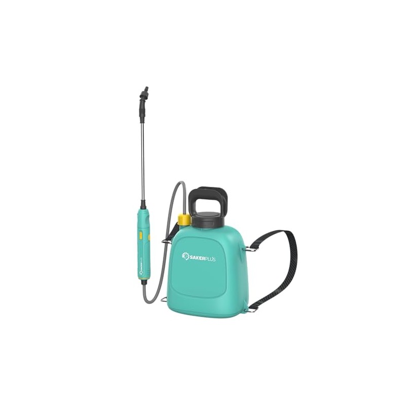 SakerPlus Battery Powered Backpack Sprayer Green
