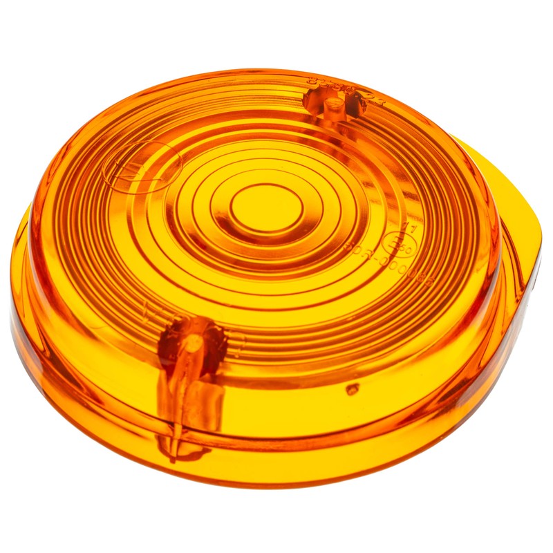 MZA - Wing indicator cap front, round, orange incl. rubber