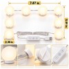 USB LED Vanity Mirror Lights – Dimmable 5V Makeup Mirror