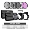 NEEWER 40.5mm ND Filter Pack and Lens Accessories, ND2 ND4