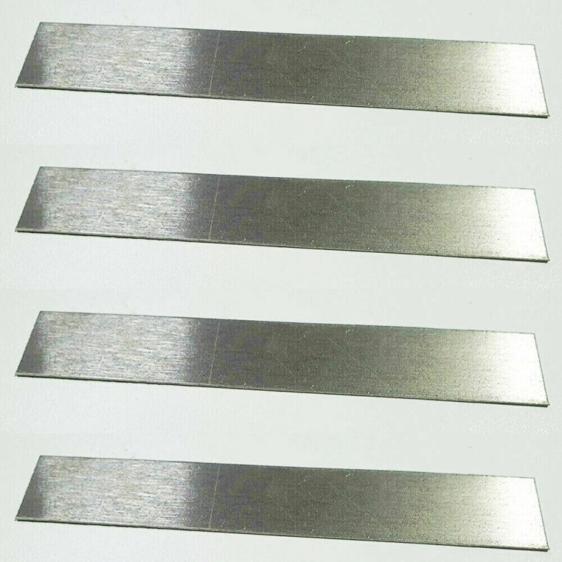 Unbranded 4PACKS Pure Nickel Anode 6" x 1" Plating Bright