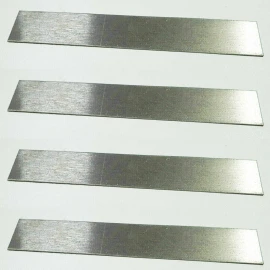 Unbranded 4PACKS Pure Nickel Anode 6" x 1" Plating Bright Nickel Jewelry Rectifier USA