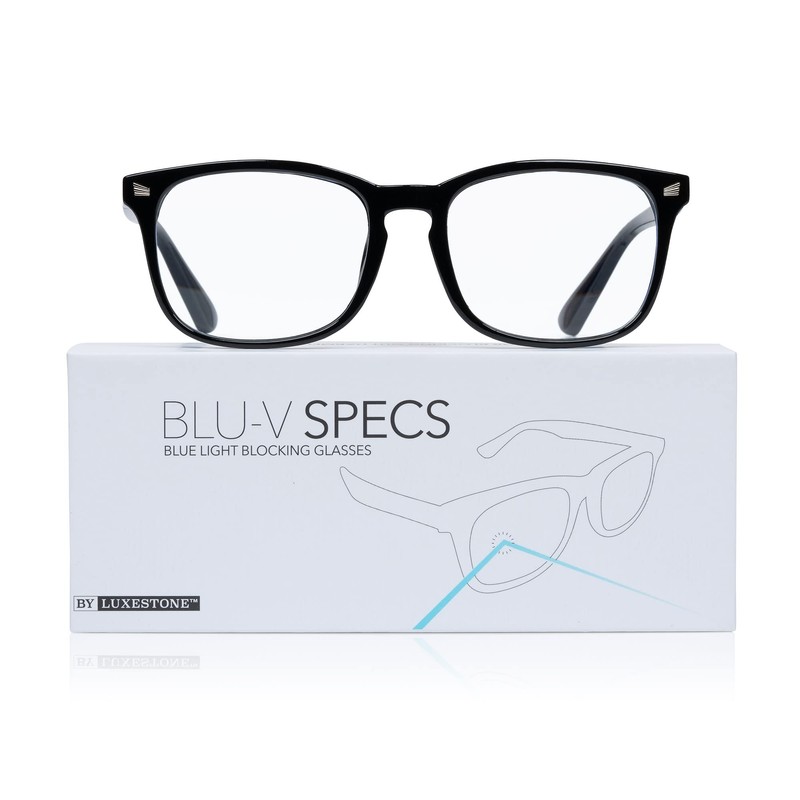 C Compressa Blu-V Specs Blue Light Blocking Glasses (Black)