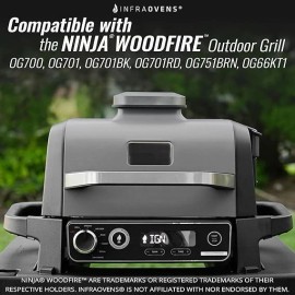 INFRAOVENS Drip Pan for Ninja Woodfire Outdoor Grill OG701 OG751 Reusable Liner Silicone Tr