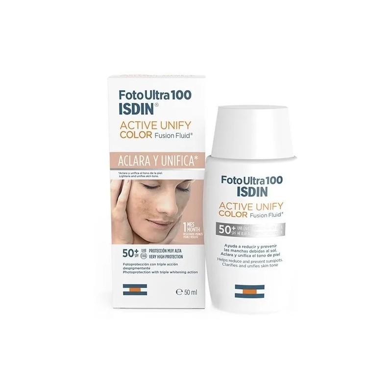Bloqueador Foto Ultra 100 Isdin Active Unify Color Spf 50