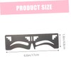 TOVINANNA 2pcs Eyebrow Ruler Template for Precise Shaping and Measuring