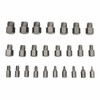 Bolt Extractor Set, 25PCS Multi-Spline Screw Extractor Set Hex Head