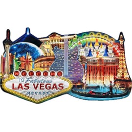 Las Vegas Strip Skyline Magnet