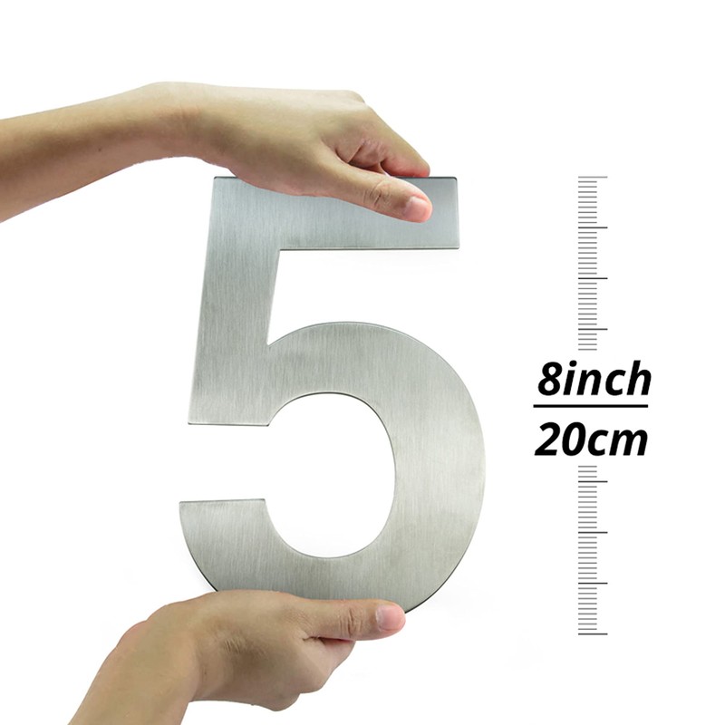 HASWARE 304 Stainless Steel Modern House Number Powder Coating Stylish