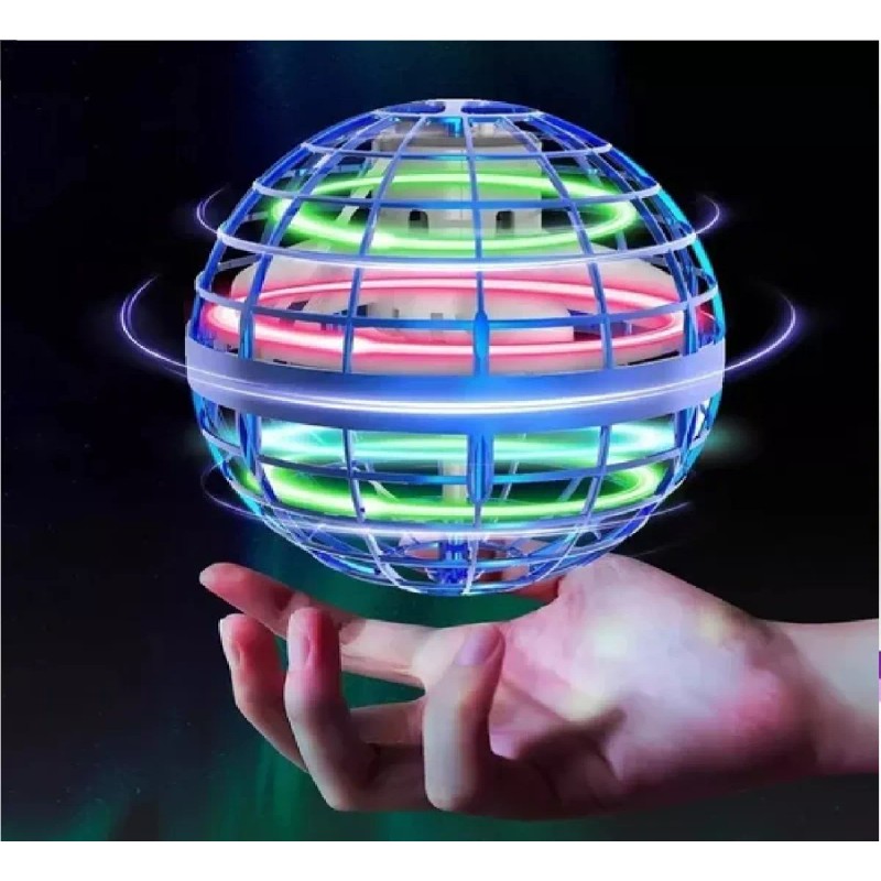 KFMX Juguete Esfera Voladora Flotante Apagado Remoto Con Luz Led