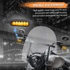 NTHREEAUTO Universal Motorcycle Turn Signals Front Handlebar Sequential LED Blinkers