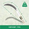 KUISUN Japanese Serrated Sickle for Gardening - Compact & Lightweight