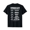 T-Shirt with German Text "Eisenbahner Zugverkehr Stundenlohn Fahrdienstleiter, black