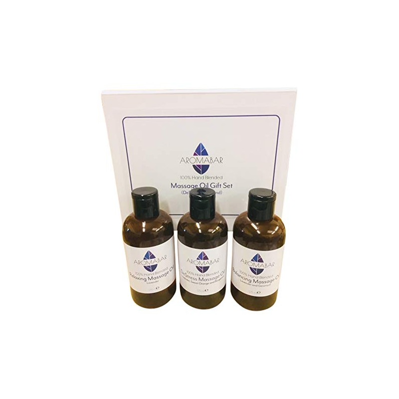 Relaxing Massage Oil Gift Set (3 x 125ml) Relaxing (Lavender),