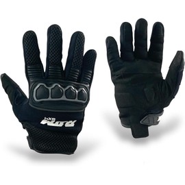 TLA RAM Motorcycle gloves with CE knuckle protection, sizes up to 5XL for men & women. Breathable, touchscreen, for motorbikes, scooters, quads. High impact protection, mid-season use.