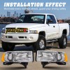 mayello 4PCS Fit 1994-2001 Dodge RAM 1500 2500 3500 Pickup