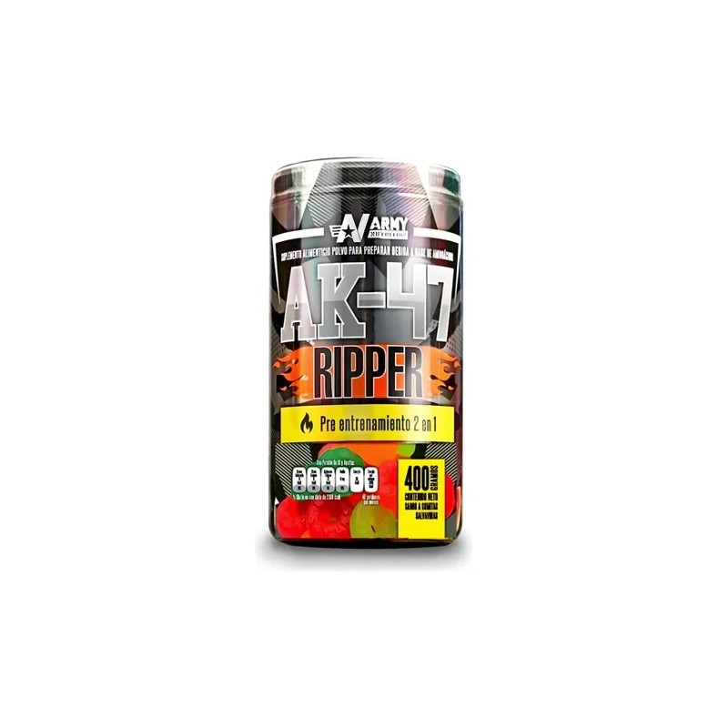 Pre Entreno Ak 47 Ripper Army Nutrition 2 En 1,