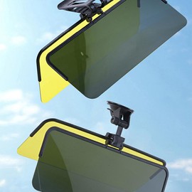 AIXXCUVQ Polarized Sun Visor Extension for Clear Visibility Car Visor Extender Sun Blockers - Anti Glare Car Sun Visor Sun, B