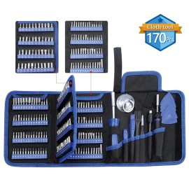 Kingsdun 170-in-1 Precision Screwdriver Set Repair Kit for Phones Watches Electronics PC